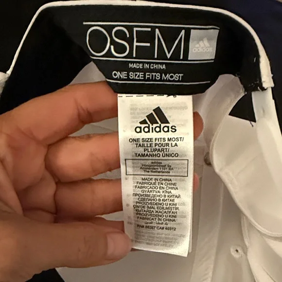 Adidas White Adjustable Cap NWT - Picture 3 of 6